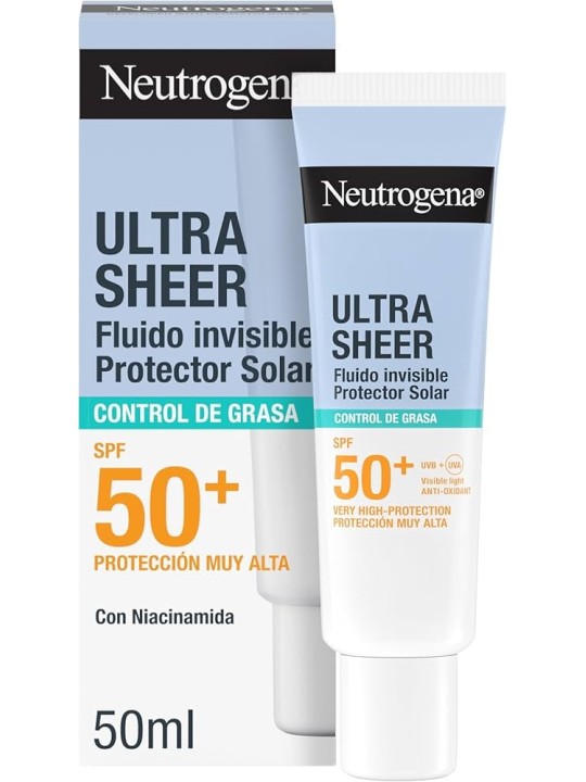 NEUTROGENA ULTRA SHEER FLUIDO INVISIBLE OIL CONTROL SPF50 50 ML