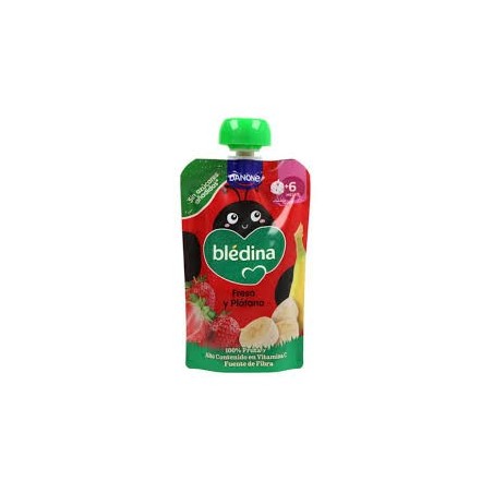 BLEDINA POUCH FRESA Y PLATANO 100 G