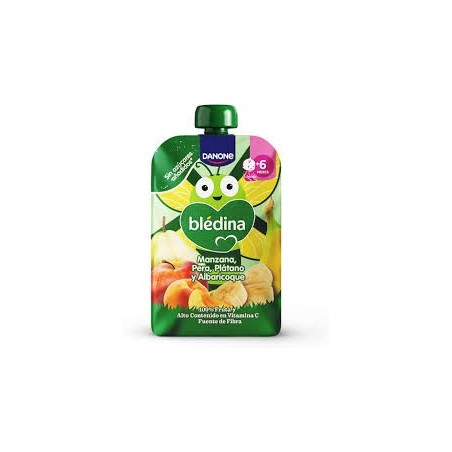 BLEDINA POUCH MANZANA PERA PLATANO Y ALBARICOQUE 100 G