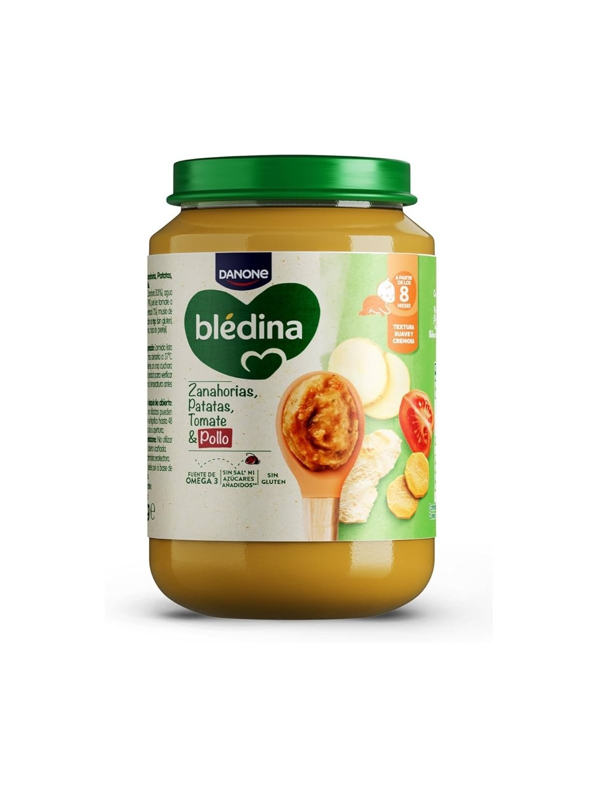 BLEDINA TARRITO TOMATES PATATAS ZANAHORIA Y POLLO 200 G