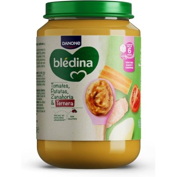 BLEDINA TARRITO TOMATES PATATAS ZANAHORIA Y TERNERA 200 G