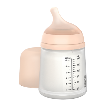 Suavinex Zero.Zero 180 ml – Biberón Anticólico Flujo Adaptable