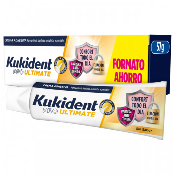 KUKIDENT PRO ULTIMATE CREMA ADHESIVA SIN SABOR 57 G