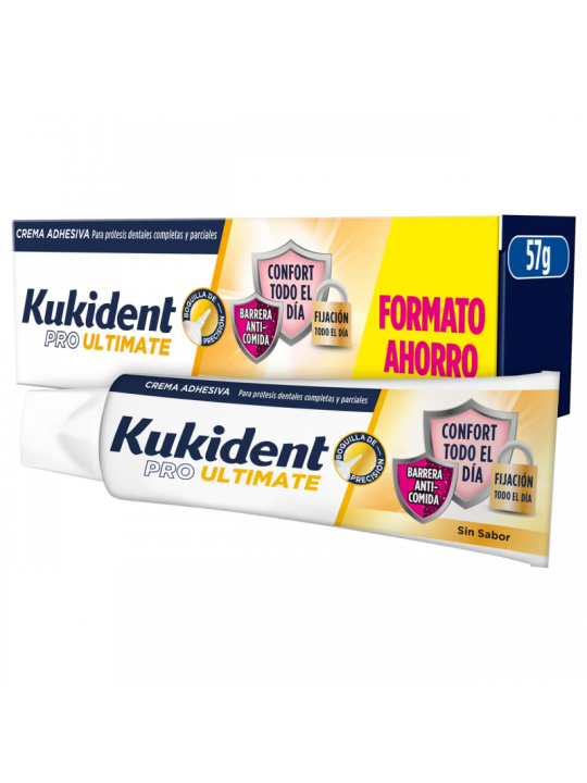 KUKIDENT PRO ULTIMATE CREMA ADHESIVA SIN SABOR 57 G