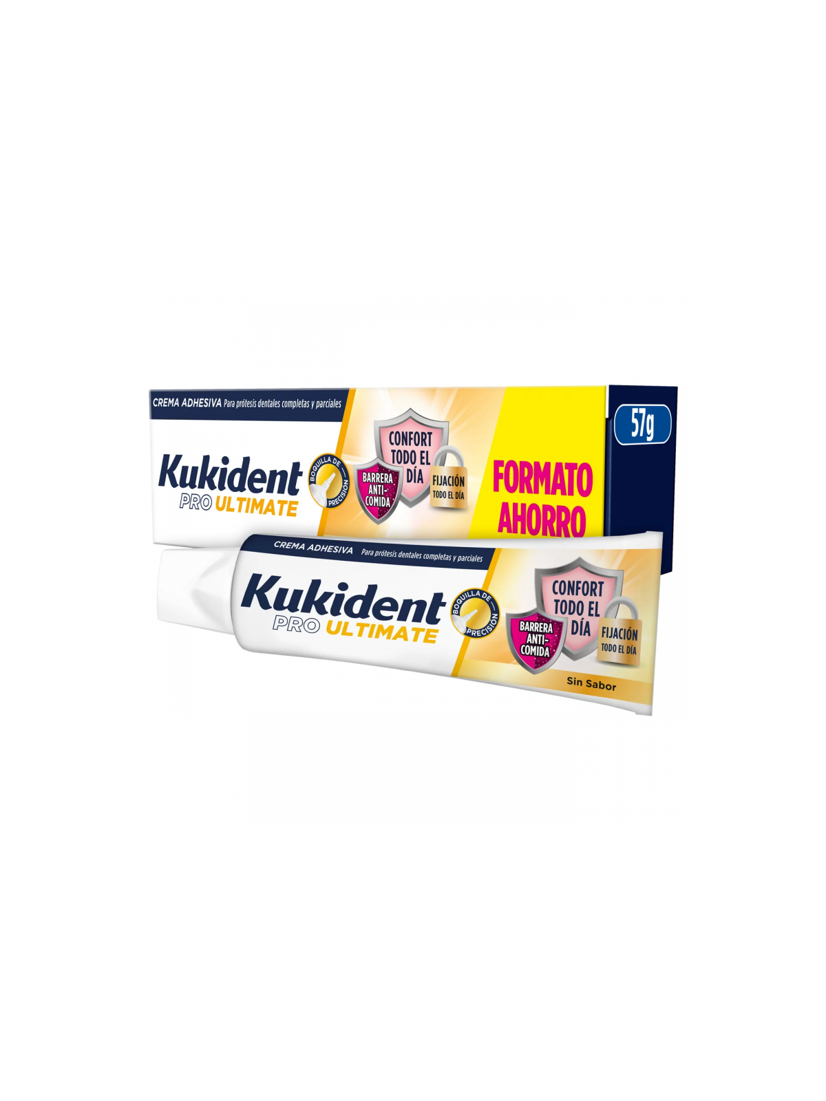 KUKIDENT PRO ULTIMATE CREMA ADHESIVA SIN SABOR 57 G