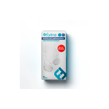 FARLINE PASTILLAS LIMPIADORAS PROTESIS DENTAL 96 U