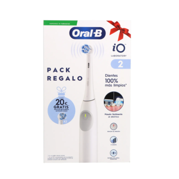 ORAL-B CEPILLO DENTAL ELECTRICO iO2 LABORATORY 1 CABEZAL INTERDENTAL + 2 RECAMBIOS PACK REGALO