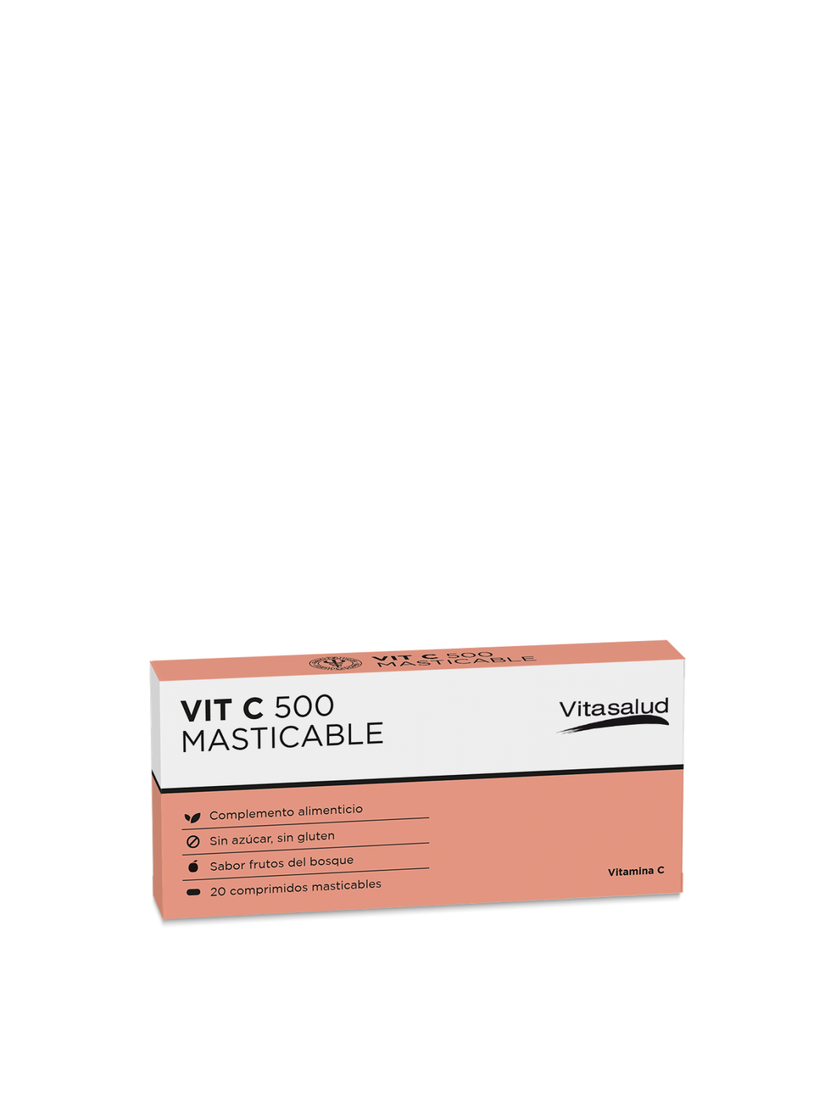 VITASALUD VIT C 500 MASTICABLE 20 COMPRIMIDOS MASTICABLES
