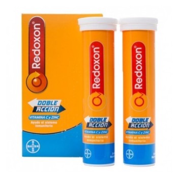 REDOXON EXTRA DEFENSAS VITAMINA C + ZINC 30 COMPRIMIDOS EFERVESCENTES SABOR NARANJA