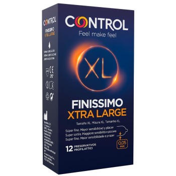 CONTROL FINISSIMO XTRA LARGE 12 PRESERVATIVOS