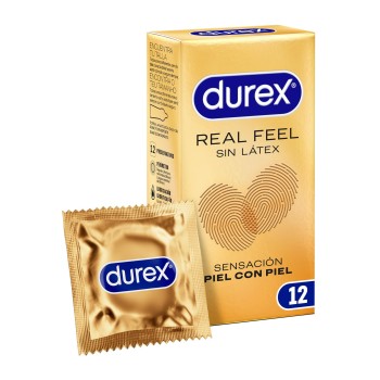 DUREX REAL FEEL SIN LATEX 12 PRESERVATIVOS
