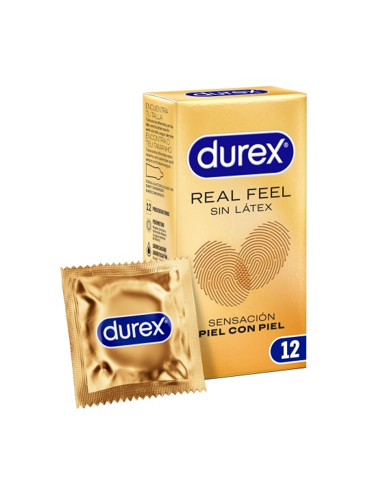 DUREX REAL FEEL SIN LATEX 12 PRESERVATIVOS