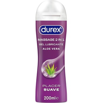 DUREX PLAY MASSAGE 2 EN 1 GEL LUBRICANTE PLACER ALOE VERA 200 ML