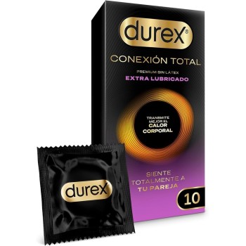 DUREX CONEXION TOTAL EXTRA LUBRICADO 10 PRESERVATIVOS