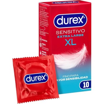 DUREX SENSITIVO XL 10 PRESERVATIVOS
