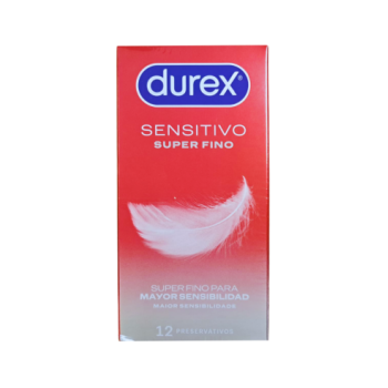 DUREX SENSITIVO 12 PRESERVATIVOS