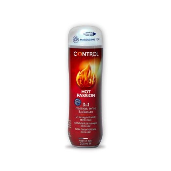 CONTROL HOT PASSION GEL DE MASAJE HIDRATANTE 200 ML