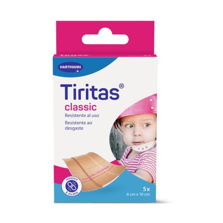 TIRITAS CLASSIC 10 CM X 6 CM PRECORTADAS 5 U