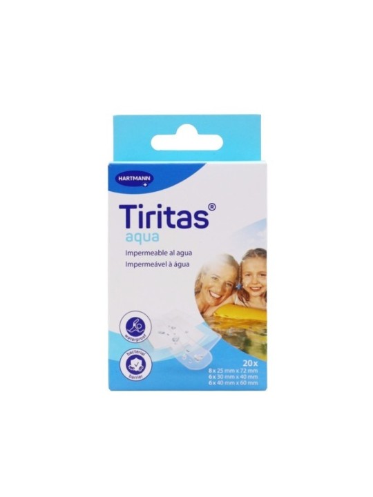 TIRITAS AQUA 3 TAMAÑOS 20 U