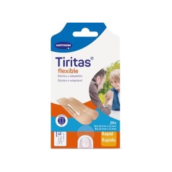 TIRITAS TEXTIL ELASTIC 2 TAMAÑOS 20 U