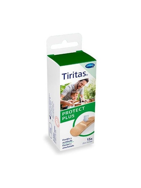 TIRITAS PROTECT PLUS  25 MM X 72 MM 15 U