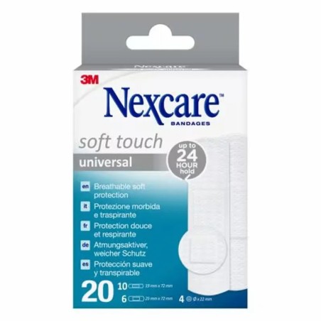 3M NEXCARE SOFT UNIVERSAL SURTIDO 20 U