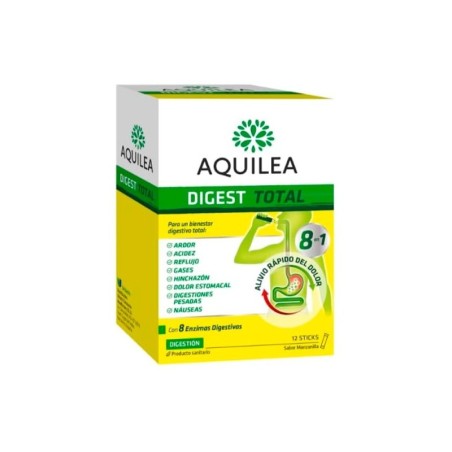 AQUILEA DIGEST TOTAL 12 STICKS SABOR MANZANILLA