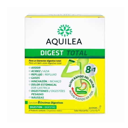 AQUILEA DIGEST TOTAL 24 STICKS SABOR MANZANILLA