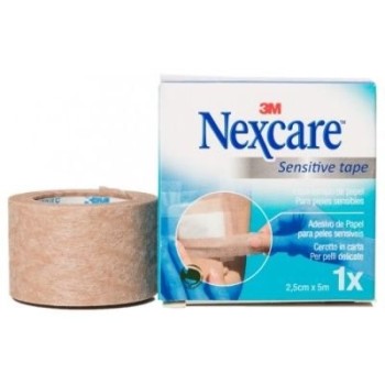 3M NEXCARE ESPARADRAPO HIPOALERGENICO SENSITIVE TAPE 5 M X 2,5 CM 1 U