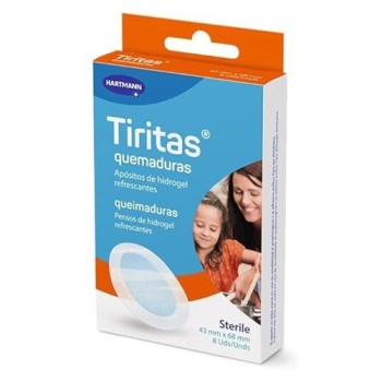 TIRITAS MEDICAL APOSITOS QUEMADURAS 4,3 X 6,8 MM 8 U