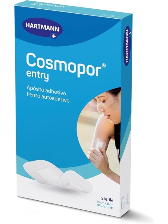 COSMOPOR ENTRY APOSITO ESTERIL 15 X 8 CM 10 U