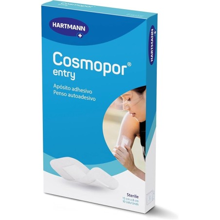 COSMOPOR ENTRY APOSITO ESTERIL 15 X 8 CM 10 U