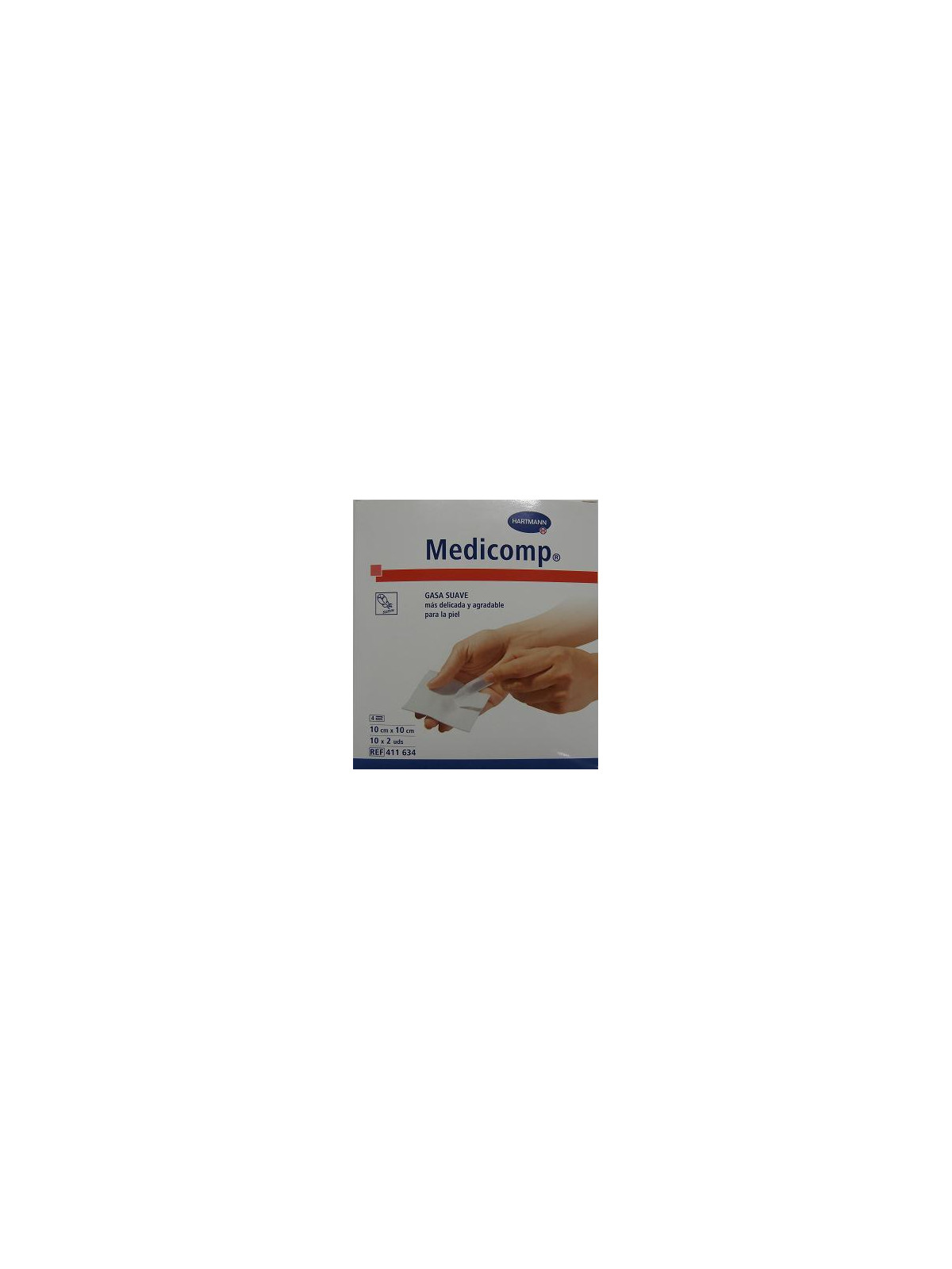 Medicomp Apósiti Estéril 10x10cm 25 sobres 2 unidades